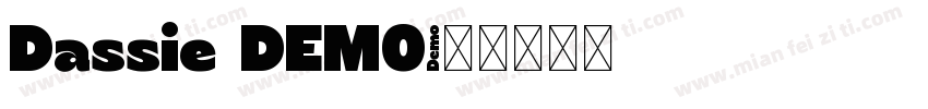 Dassie DEMO字体转换